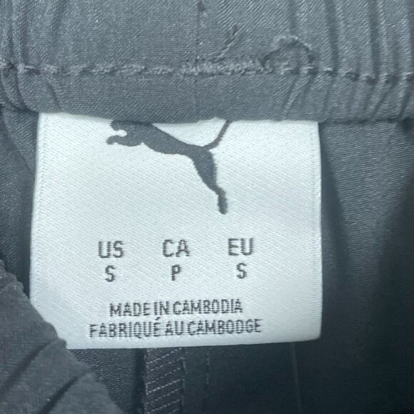 Puma Active Woven Mens Shorts Black Size S Lightweight Design 6951 - Picture 3 of 7